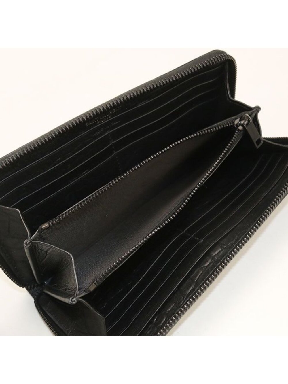 Saint Laurent Full Zip Wallet Zip Around Calfskin - Picture 3 of 9